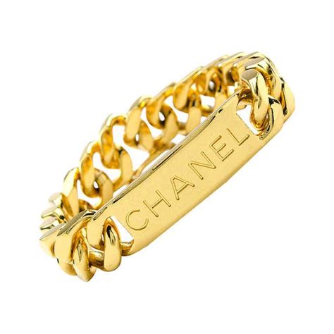 vintage chanel id bracelet|Chanel Bracelets .